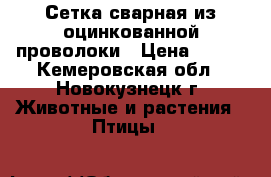 Сетка сварная из оцинкованной проволоки › Цена ­ 104 - Кемеровская обл., Новокузнецк г. Животные и растения » Птицы   